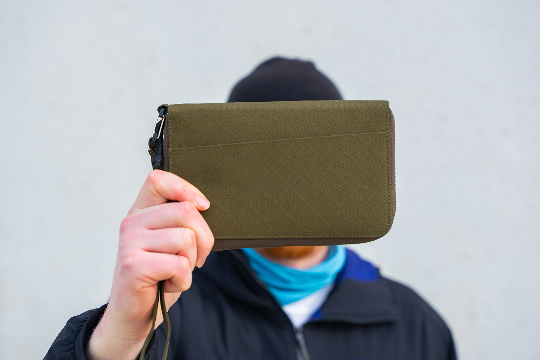 ALPAKA Zip Passport Wallet Showcase