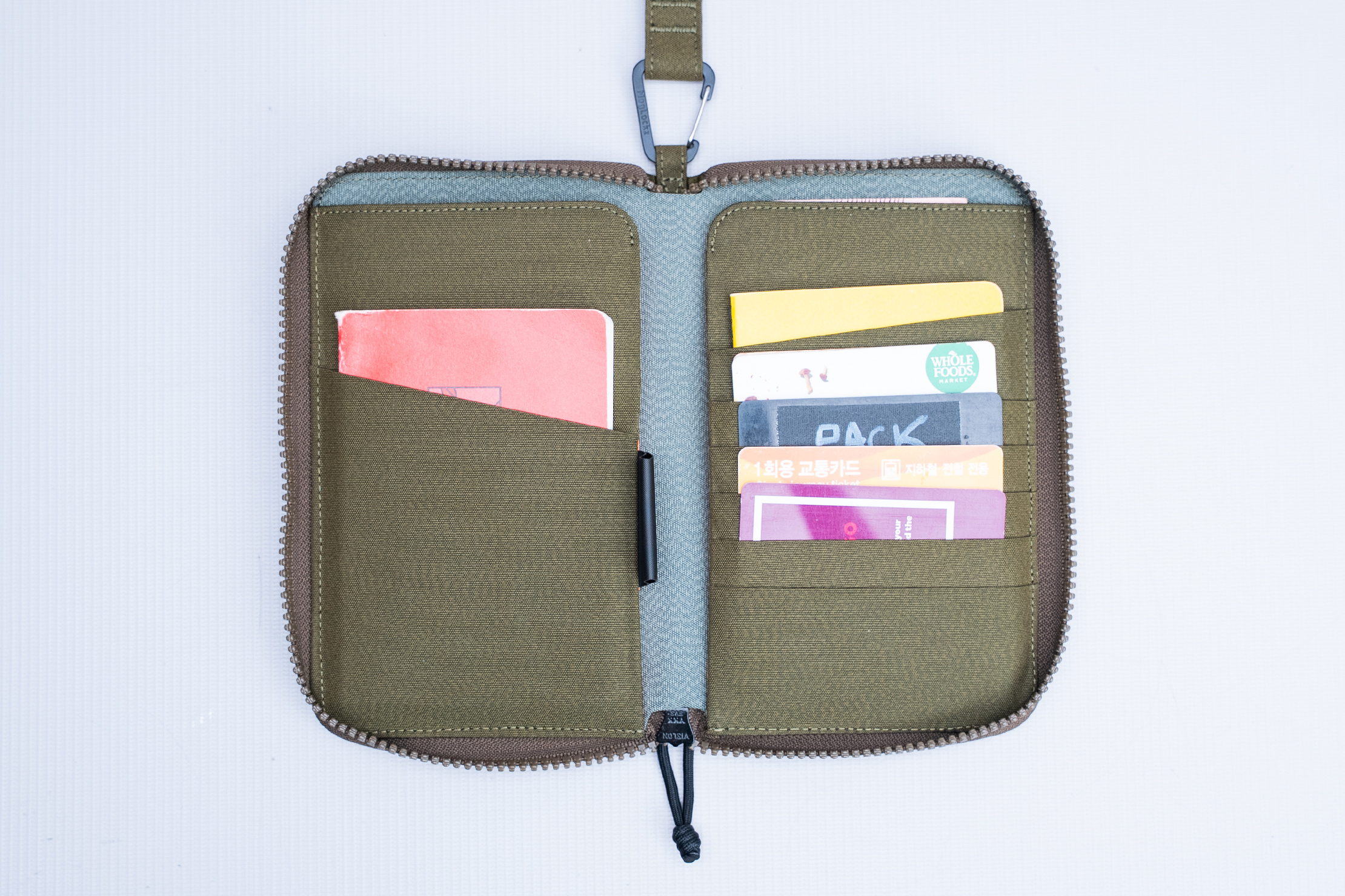 ALPAKA Zip Passport Wallet Organization