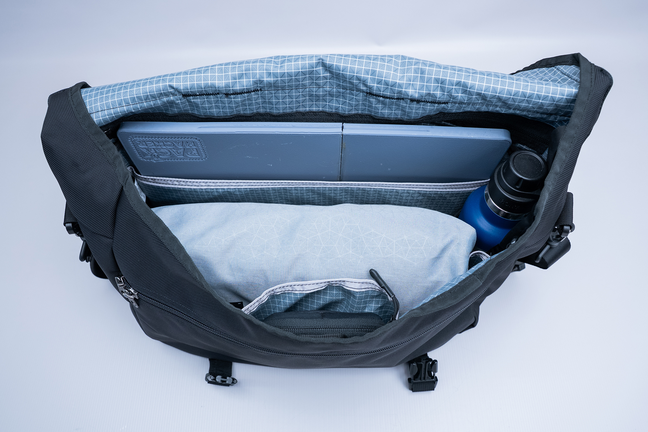 TOM BIHN Marathon Messenger Bag Stuffed