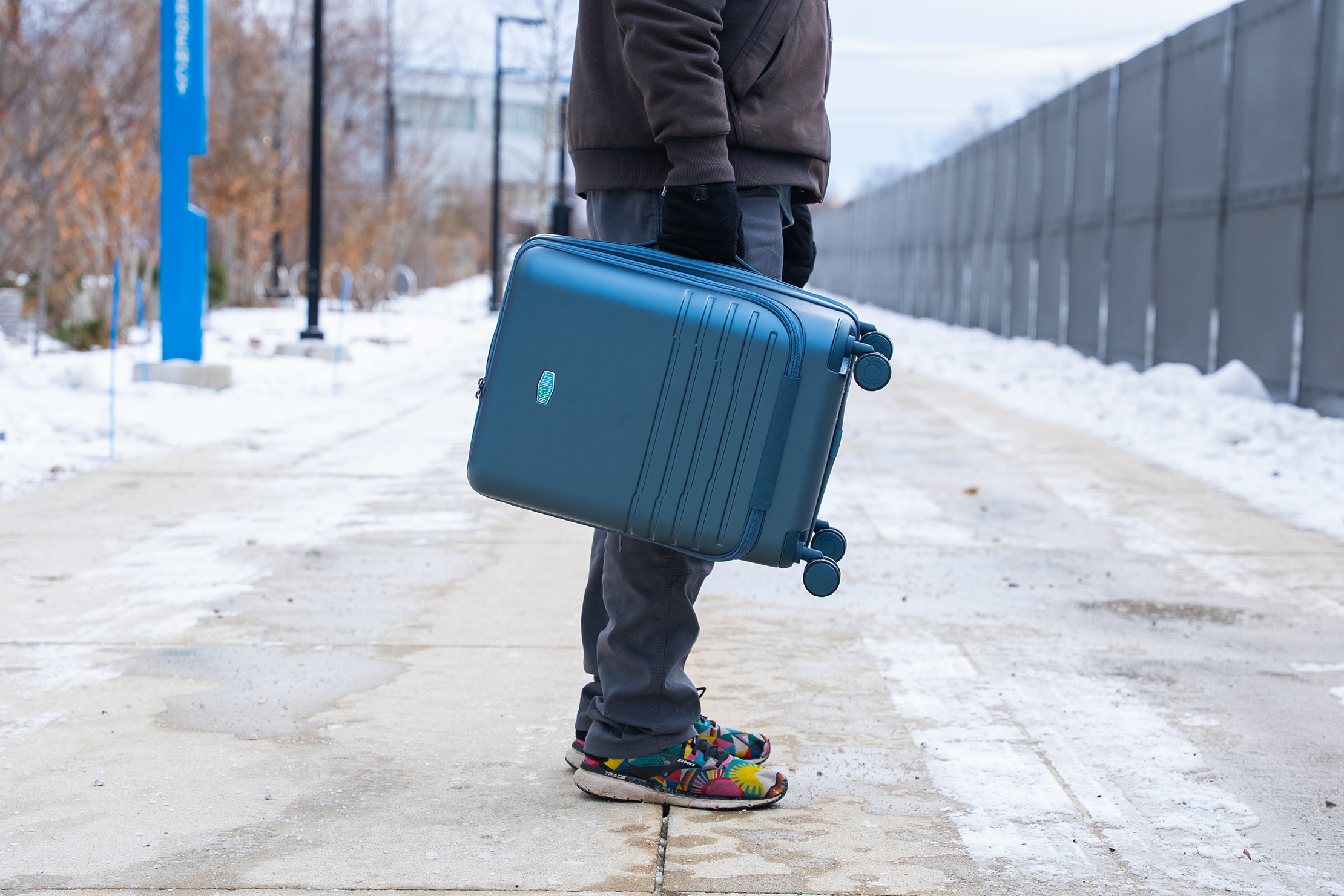 BAGSMART Getaway 20” Carry-on Front-Opening Side Handle