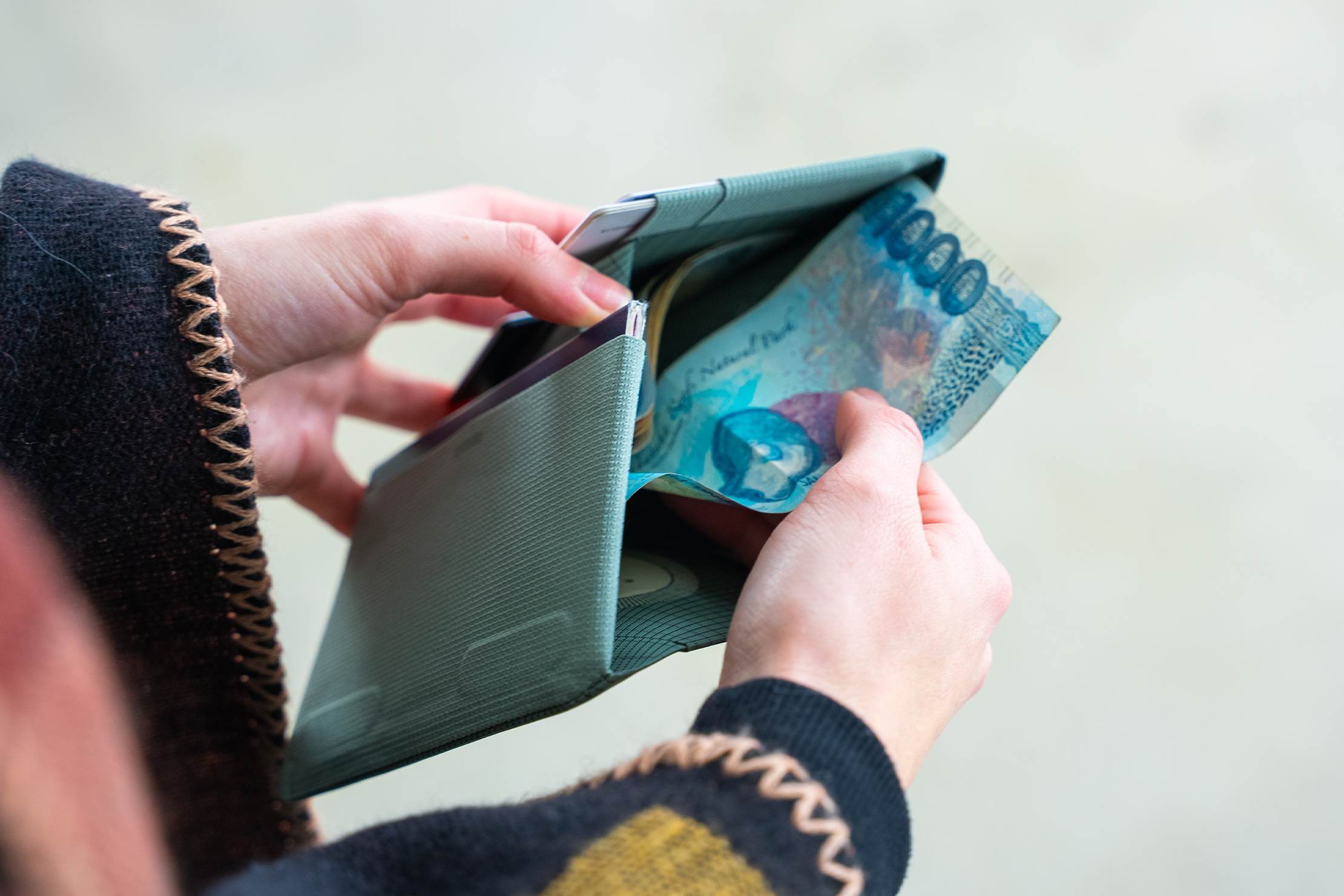 Peak Design Passport Wallet Cash