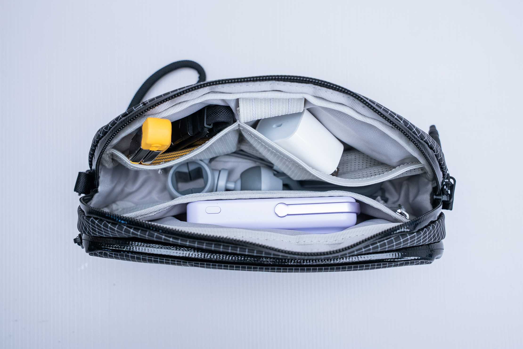 tomtoc Light-T12 Electronic Accessory Pouch M Stuffed