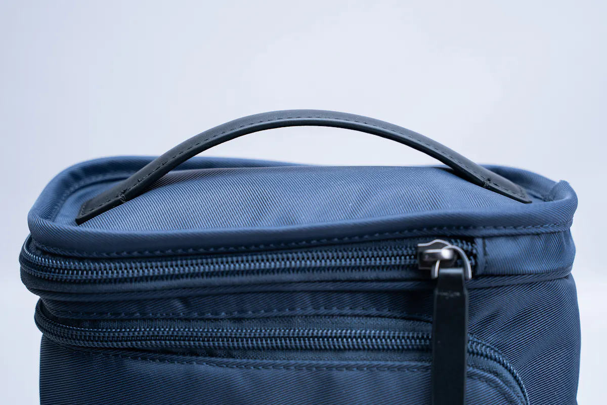 Quince Voyage Nylon Hanging Toiletry Case Handle