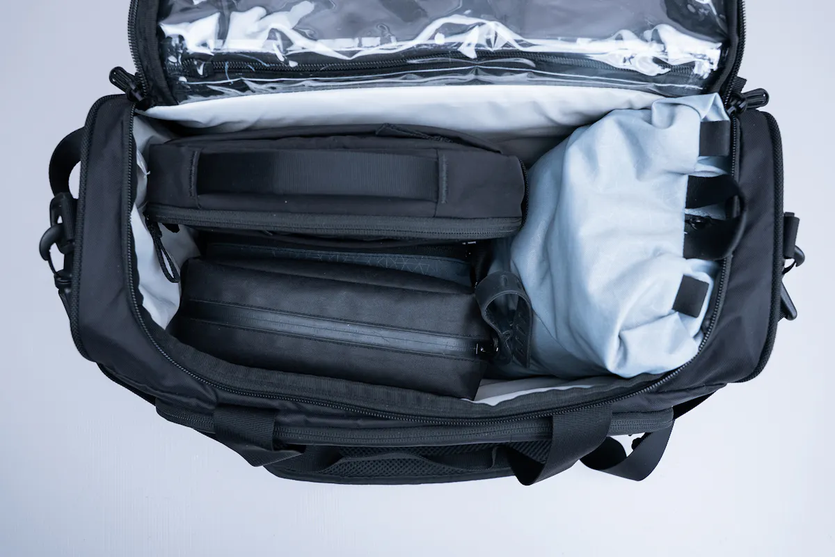 CARRYX Personal Duffel 27L Stuffed