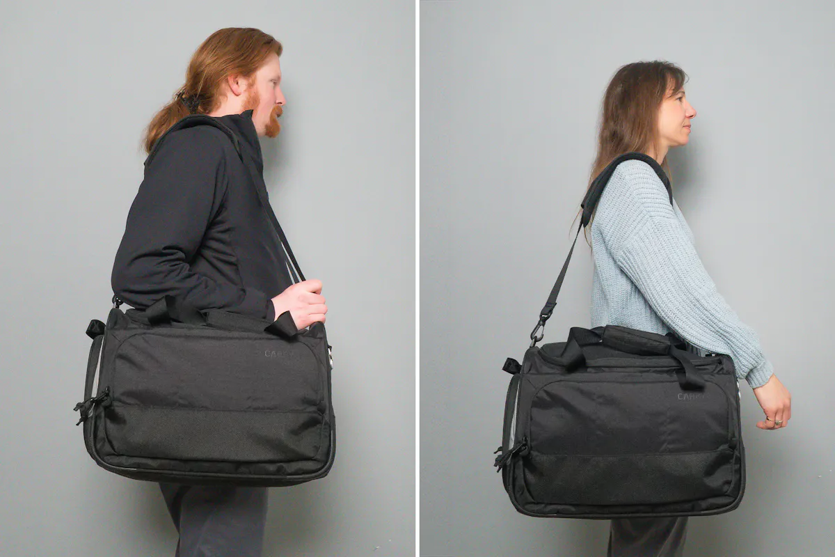 CARRYX Personal Duffel 27L Side by Side