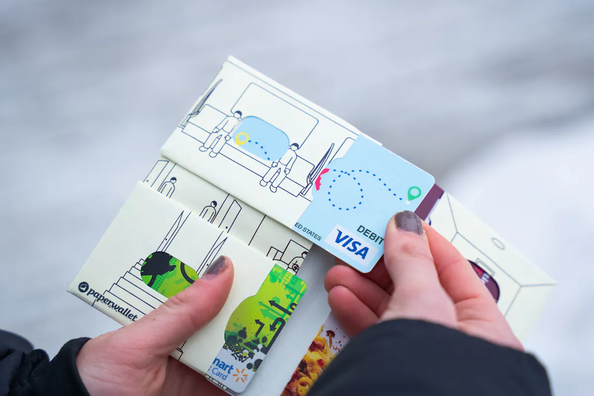 Paperwallet Passport Holder Card