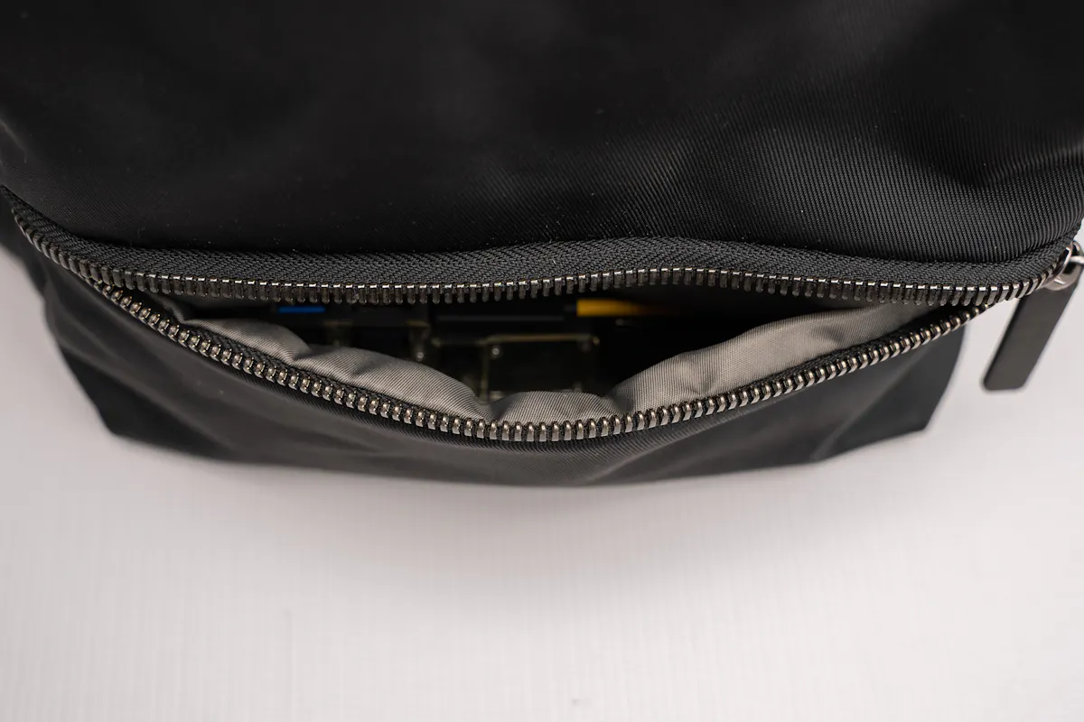 Quince Voyage Nylon Commuter Backpack Pocket Zipper