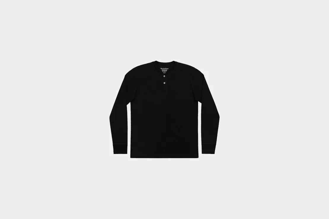 Wool & Prince Waffle Henley