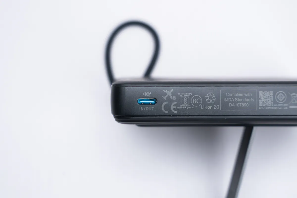 Anker Zolo Magnetic Power Bank Port