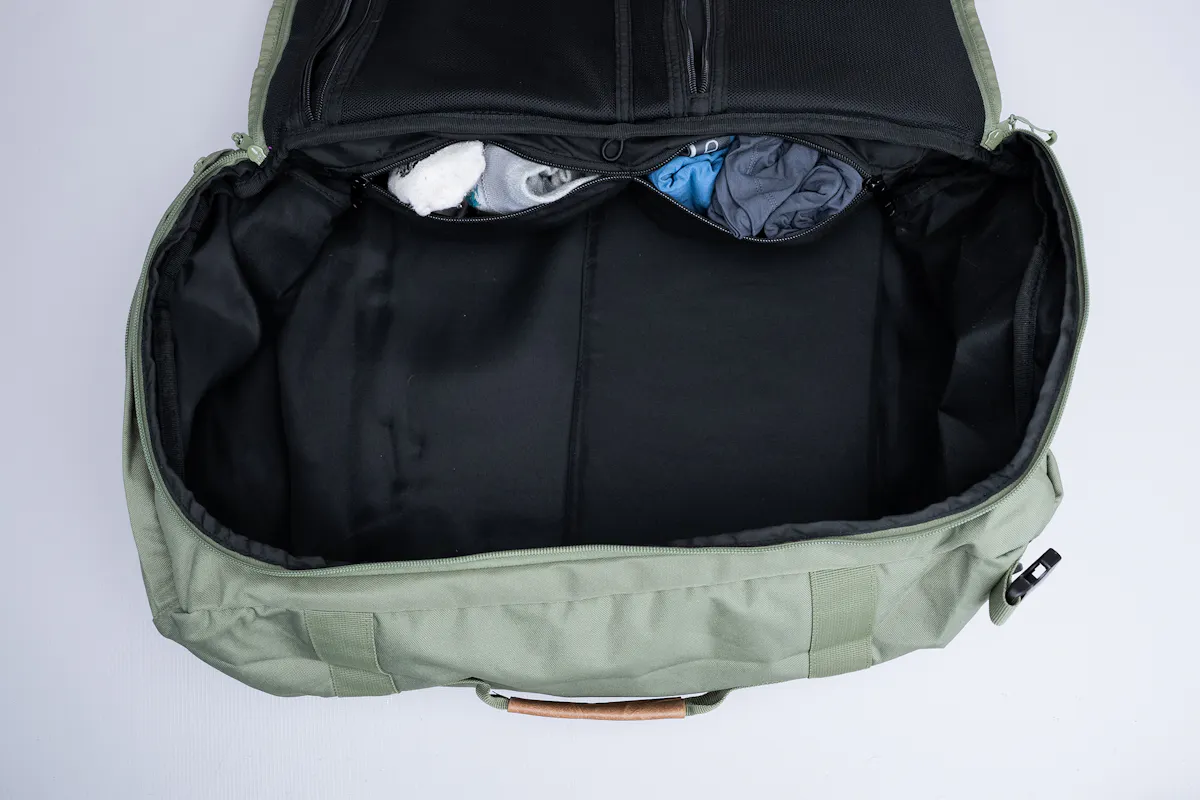 Adventurist Backpack Co. Carry On Duffel/Backpack 45L Interior Pocket