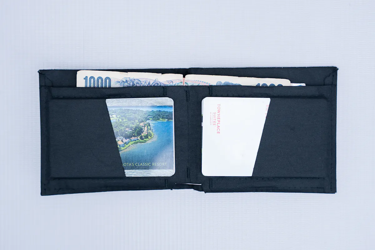 SlimFold Global Minimalist Travel Wallet Inside