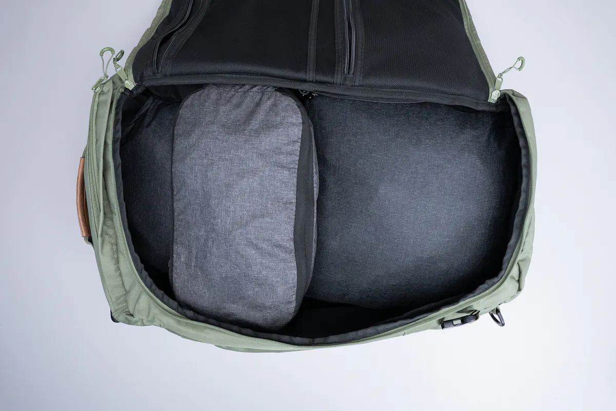 Adventurist Backpack Co. Carry On Duffel/Backpack 45L Stuffed