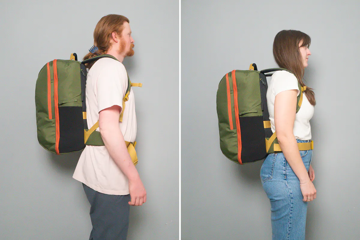 Sherpani Santiago Travel Backpack Side By Side