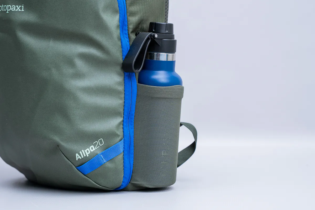 Cotopaxi Allpa Mini 20L Travel Pack Water Bottle