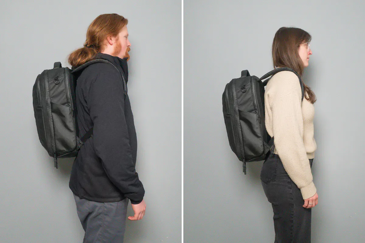 Sympl Commuter Pack 20L Side By Side