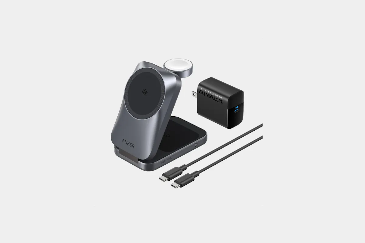 【未使用】ANKER 727 CHARGING STATION Anker 727 Charging Station GaNPrime 100W 2 Outlets Dual USB-C USB