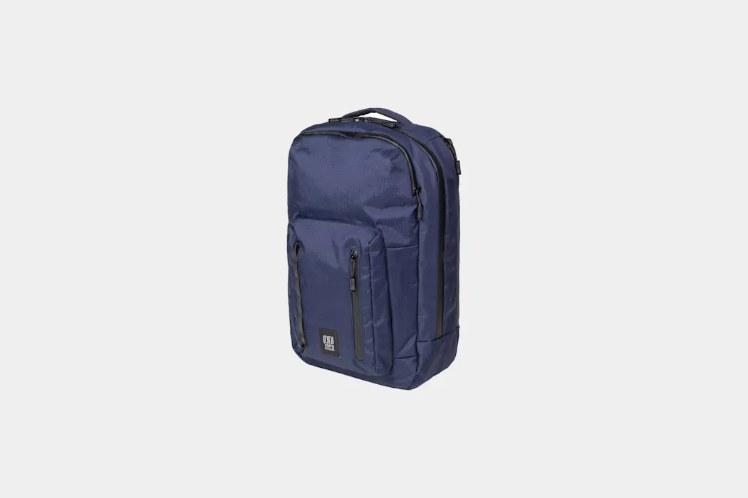 akaso travel laptop backpack Executive 15.6" PU Leather - Black Ozuko 9630 Travel Laptop Backpack