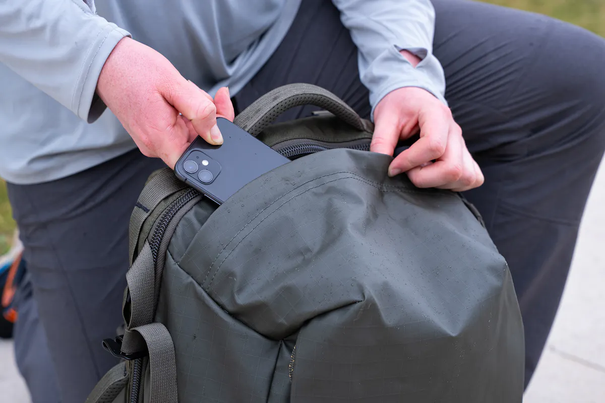 The North Face Base Camp Voyager Pro Travel Pack In Use