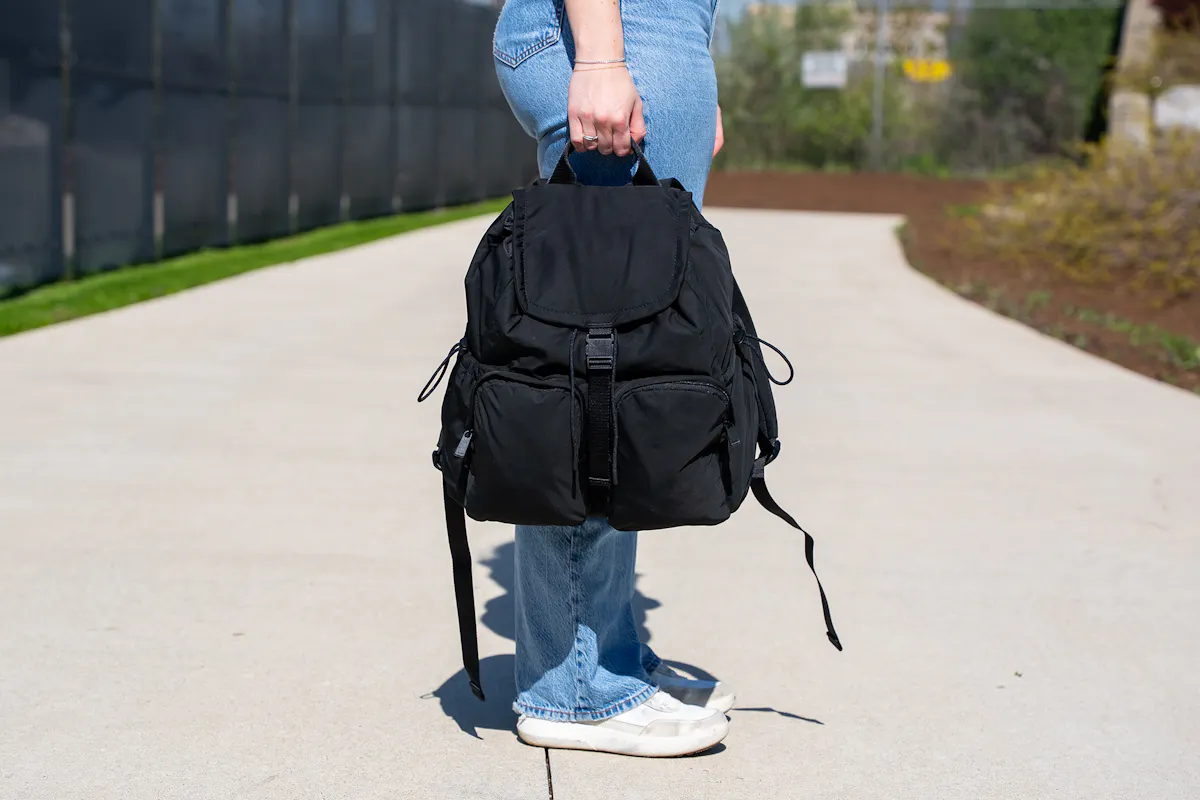 Away Featherlight Cargo Backpack Top Handle