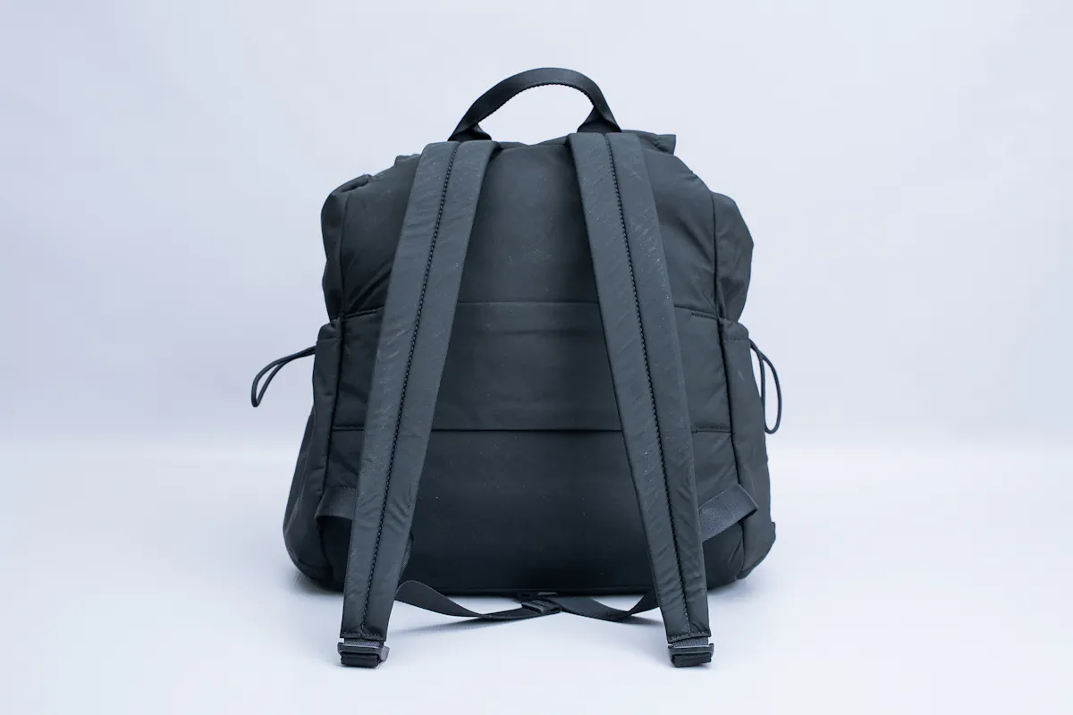 Away Featherlight Cargo Backpack Back Studio