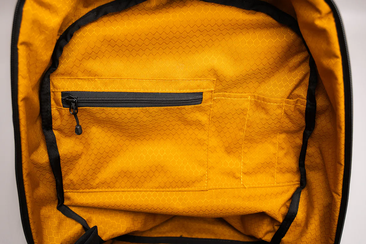 WaterField Designs Trigo Laptop Backpack Interior Pocket