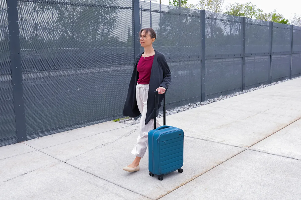 Walking With Away The Softside Carry-On