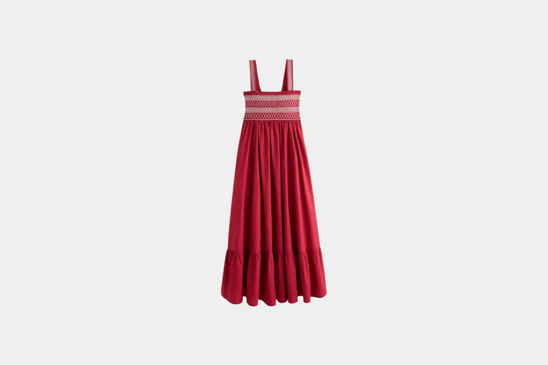 Abercrombie & Fitch Sydney Smocked Convertible Midi Dress | Pack Hacker Abercrombie & Fitch Sydney Smocked Convertible Midi Dress | Pack Hacker