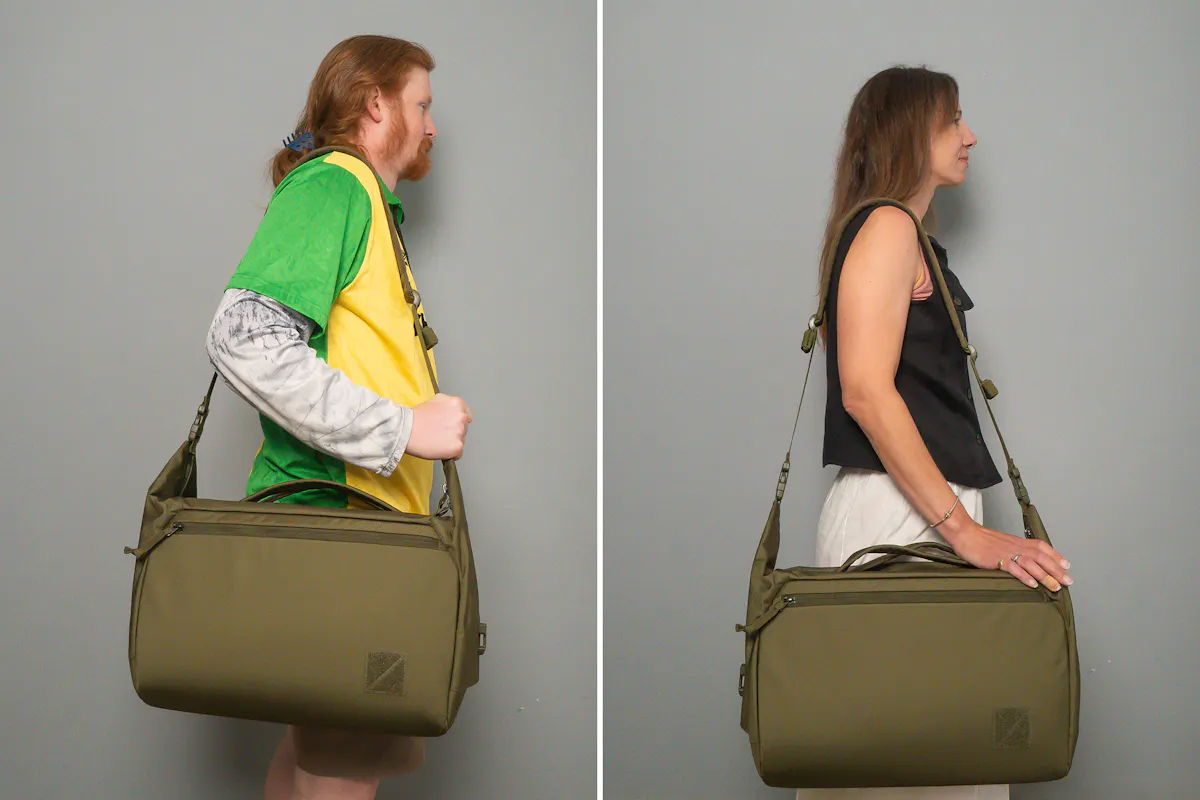 EVERGOODS Transit Duffel 25L Side By Side