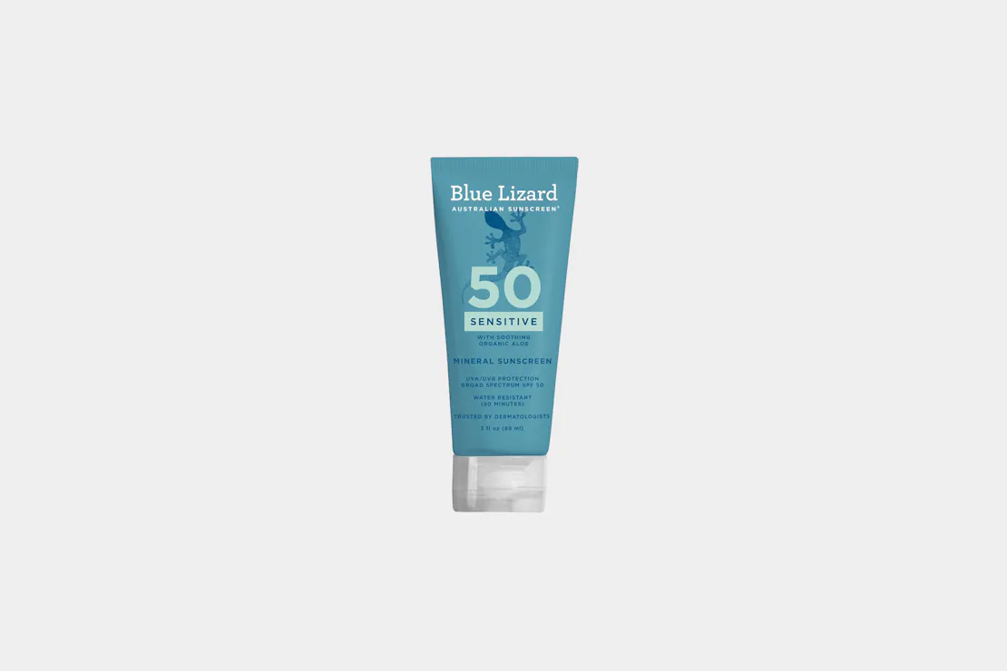 Blue Lizard Sensitive Mineral SPF 50 Sunscreen Lotion