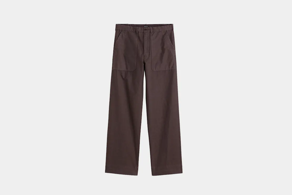 Madewell Fatigue Pants in Reverse Sateen