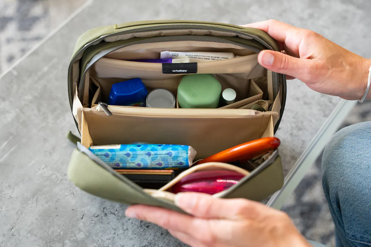 Orbitkey 2-in-1 Toiletry Pouch Stuffed