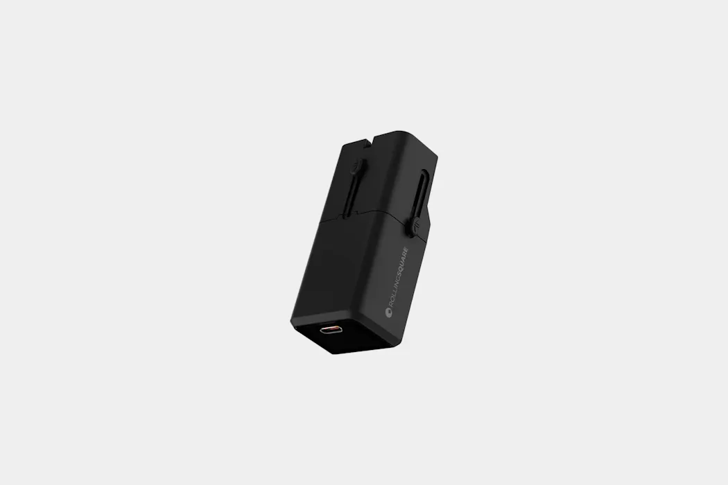 Rolling Square Pocket Travel Charger