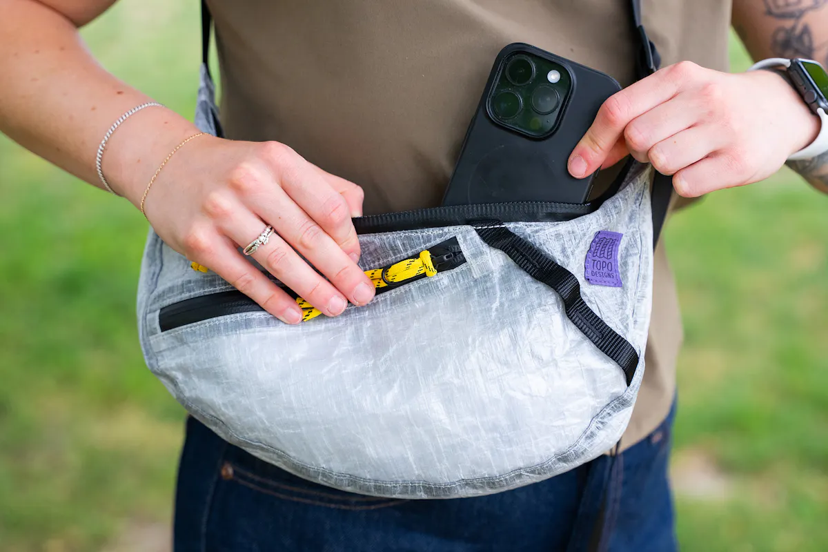 Topo Designs Moonlight Crossbody In Use