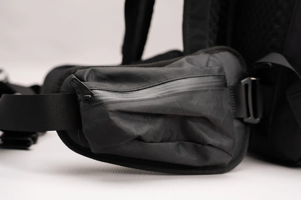 Tortuga Travel Backpack Pro V2 40L Hip Belt Pocket Studio