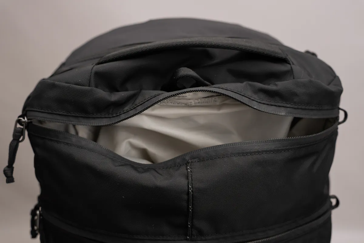 Matador 45L SEG Hybrid Travel Pack Top Section