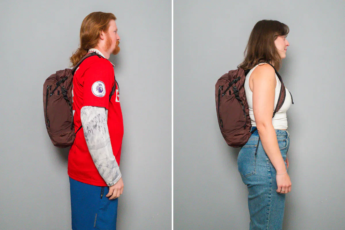 Matador 18L Waterproof Packable Backpack Side by Side