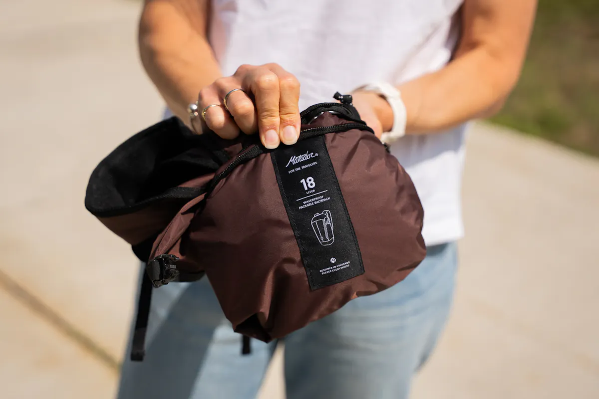 Matador 18L Waterproof Packable Backpack Packed