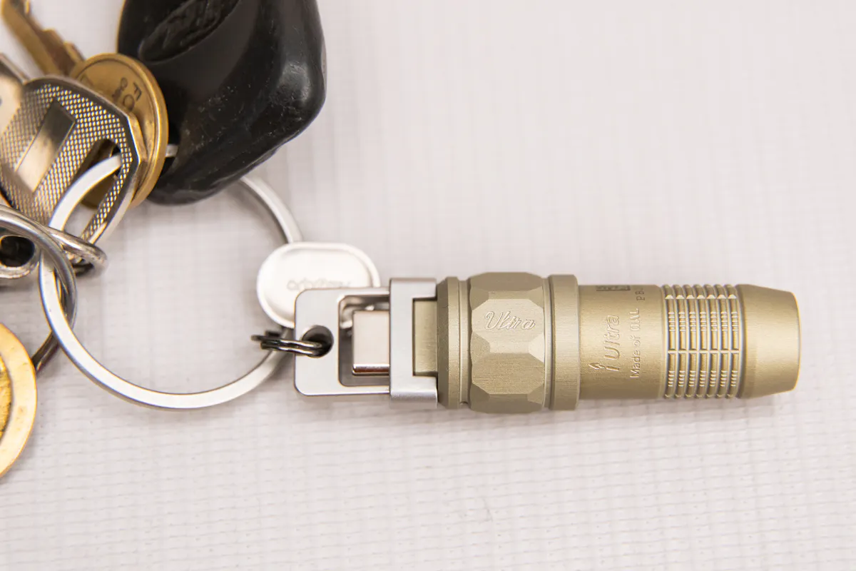 Olight iUltra OAL Keychain Flashlight Keys
