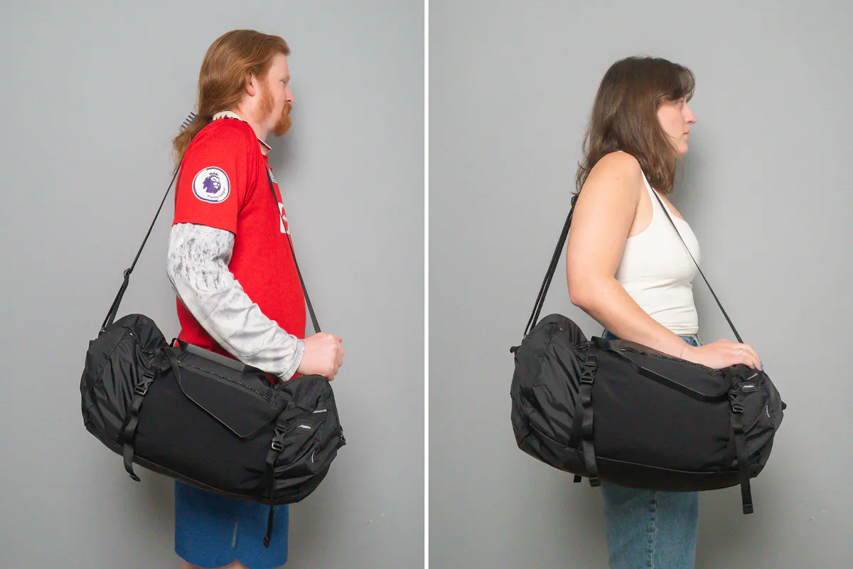 Matador 30L Packable Duffle Side By Side
