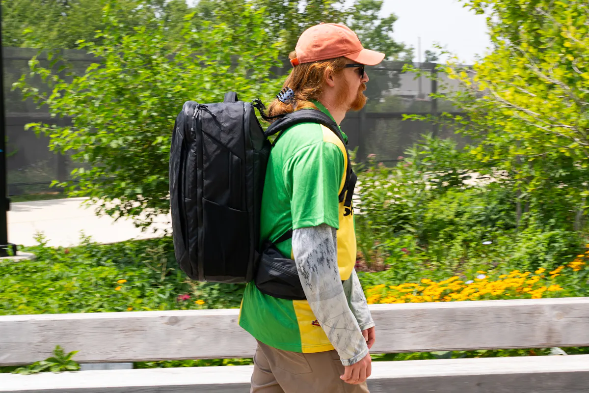 Tortuga Travel Backpack Pro V2 40L Side Profile