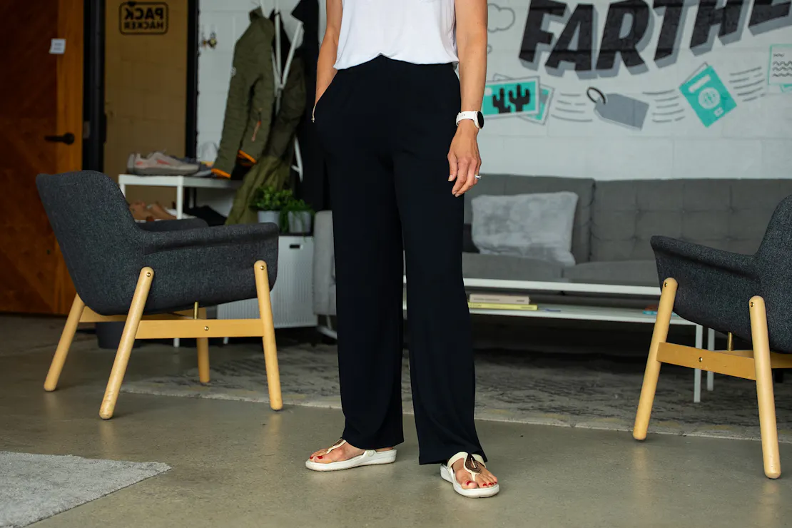 Cozy Earth Brushed Bamboo Wide Leg Pull-On Pant