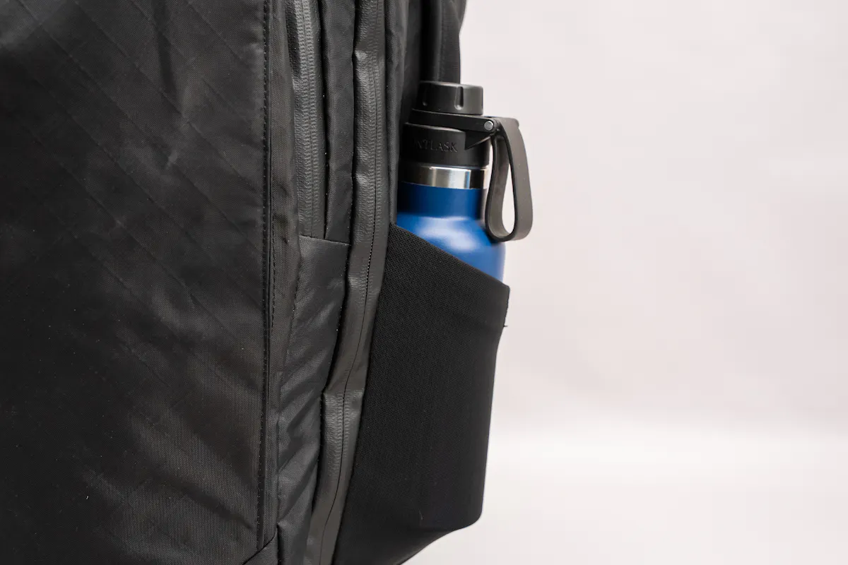 Tortuga Travel Backpack Pro V2 40L Water Bottle