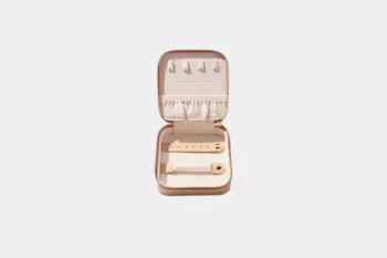 Quince Leather Jewelry Travel Case