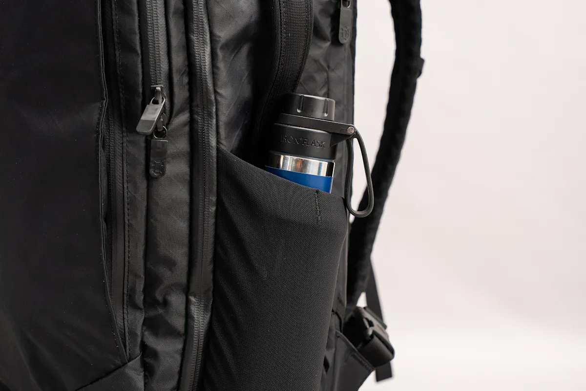 Tortuga Travel Backpack Pro V2 34L Water Bottle