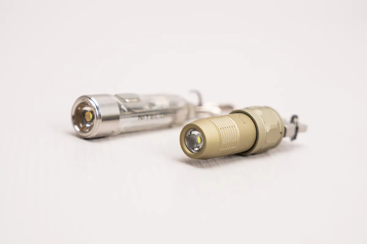 Olight iUltra OAL Keychain Flashlight Comparison 2