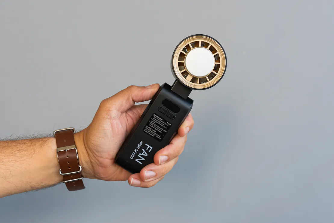 Kimguard Portable Handheld Lanyard Fan