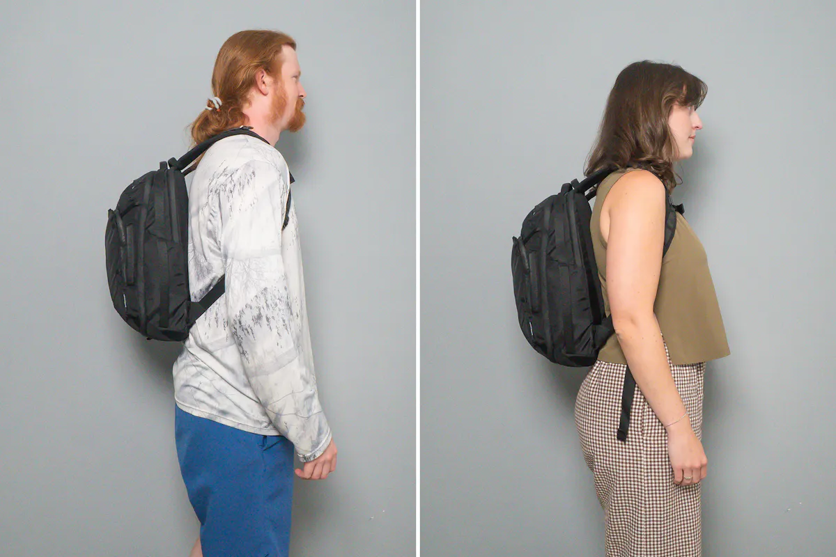 Matador 18L Personal Item Travel Pack Side By Side