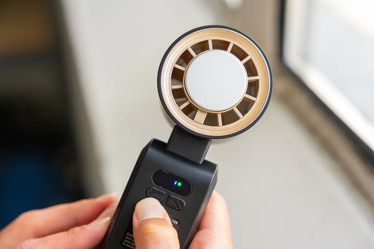 The Best Portable Fan for Hot Weather Travel Cool Button