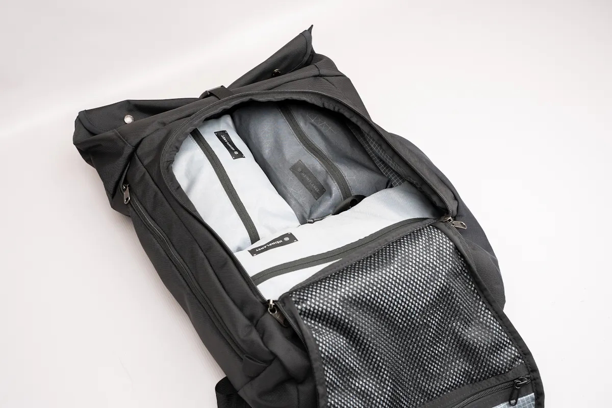 TOM BIHN Adept Roll-Top Backpack Stuffed